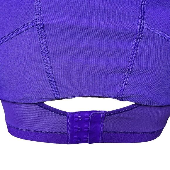 ATHLETA Tank Top Built In Bra Support Racerback Yoga Running Purple Womens 34B - Picture 8 of 11